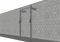 TGrip Commercial 4' Low Profile Wall Mount Rig - 3x3 Steel - Functional Multi-Grip Pull-Up - Sandwich Style J-Hooks