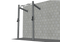 TGrip Commercial 4' Wall Mount Rig - 3x3 Steel - Functional Multi-Grip Pull-Up - Sandwich Style J-Hooks