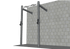 TGrip Commercial 4' Wall Mount Rig - 3x3 Steel - Functional Multi-Grip Pull-Up - Sandwich Style J-Hooks