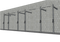 TGrip Commercial 24' Wall Mount Rig - 3x3 Steel - Functional Multi-Grip Pull-Up - Sandwich Style J-Hooks