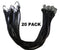 15 Inch Rubber Tarp Straps w/ Crimped S Hooks | 20 PACK