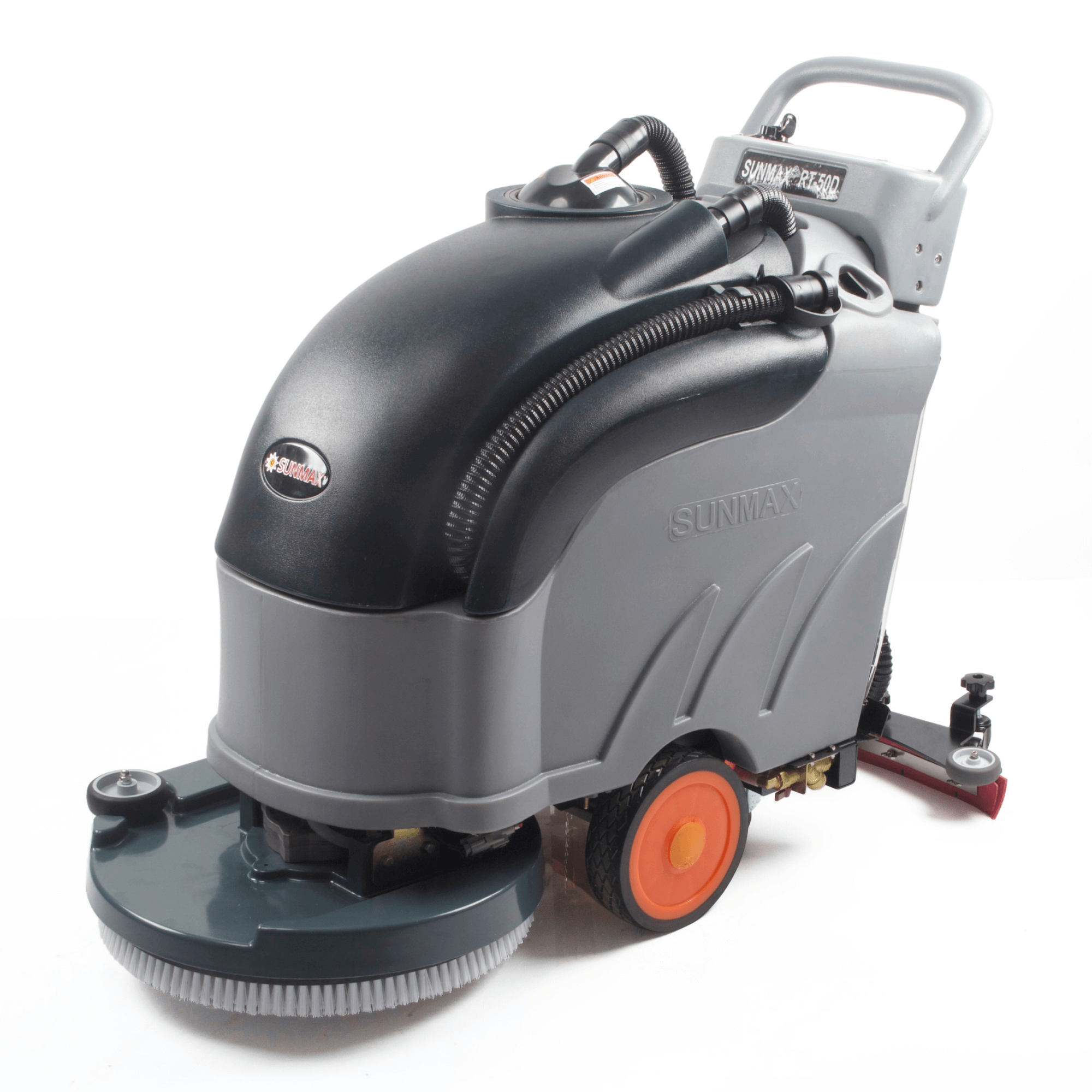 Self-Propelled Floor Scrubber RT50D– 22" Cleaning Path, Automatic Forward/Reverse Drive with Adjustable Speed, 14.5-Gal Tank, Industrial Grade Cleaning Machine