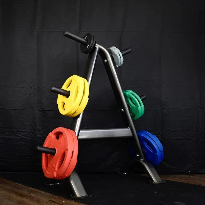 RUBBER COATED COLORED OLYMPIC PLATES: Rubber Plates, per Pair - Muscle D Fitness - Weights Pairs