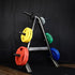RUBBER COATED COLORED OLYMPIC PLATES: Rubber Plates, per Pair - Muscle D Fitness - Weights Pairs