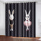 Rabbit Curtains Blackout Window Treatments Drapes for Room Decoration