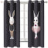 Rabbit Curtains Blackout Window Treatments Drapes for Room Decoration