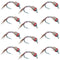 Bead Head Rainbow Warrior Nymph Fly Fishing Flies One Dozen Hook Size 14