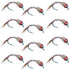 Bead Head Rainbow Warrior Nymph Fly Fishing Flies One Dozen Hook Size 14