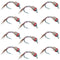 Bead Head Rainbow Warrior Nymph Fly Fishing Flies One Dozen Hook Size 16
