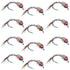 Bead Head Rainbow Warrior Nymph Fly Fishing Flies One Dozen Hook Size 16