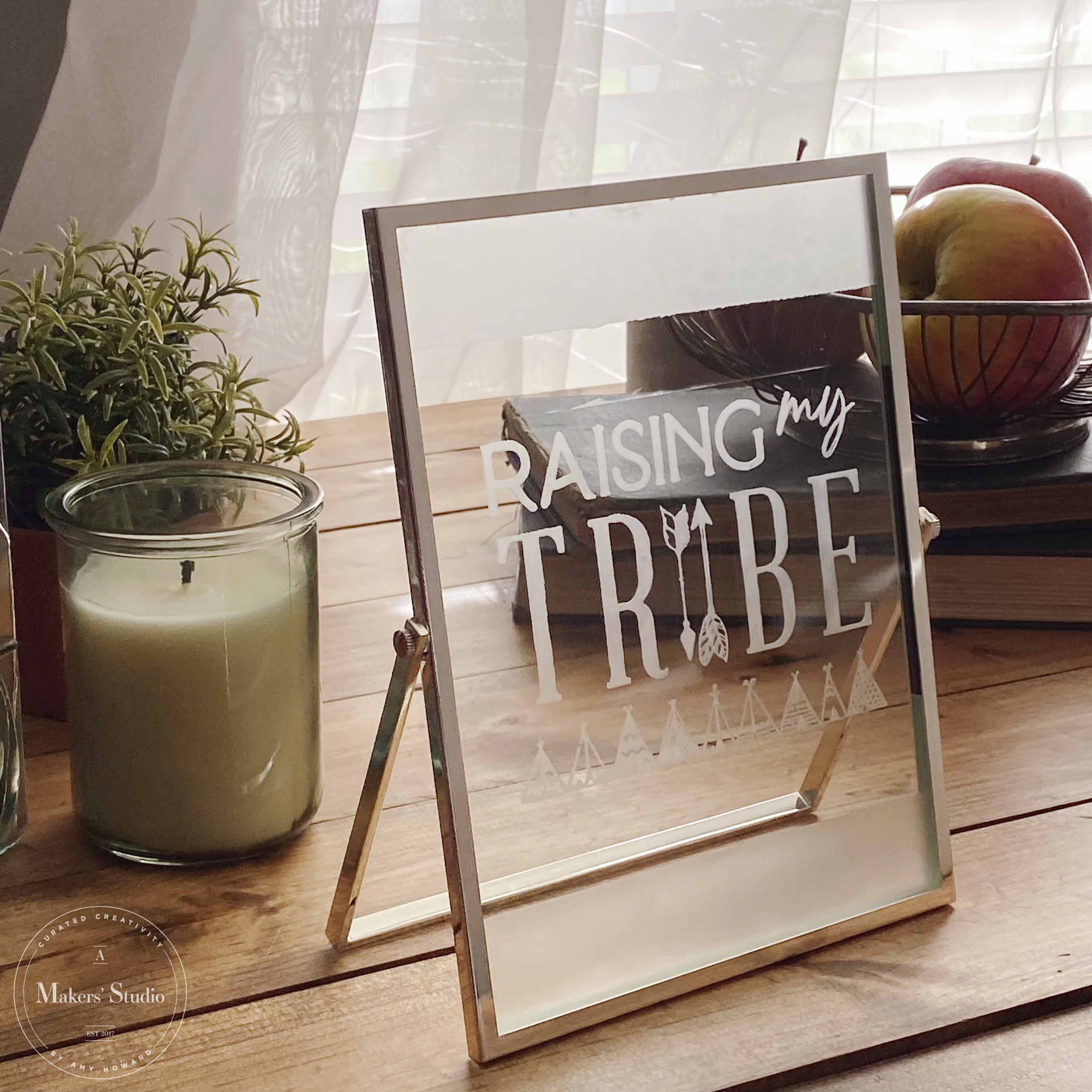 Raising My Tribe - Mesh Stencil 5.5x8.5