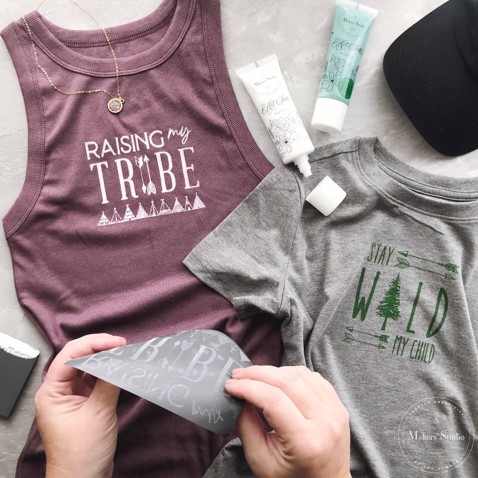 Raising My Tribe - Mesh Stencil 5.5x8.5