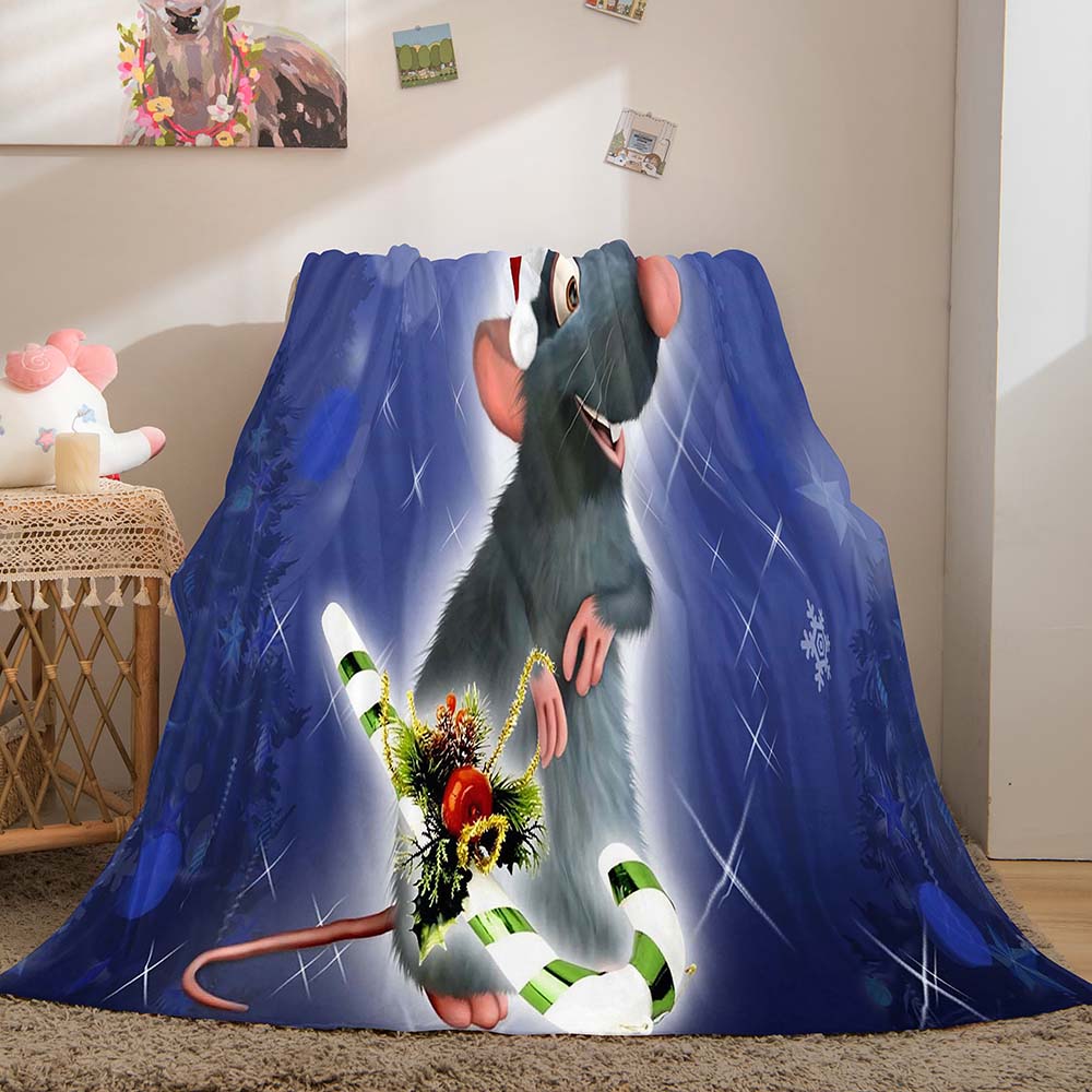 Ratatouille Blanket Flannel Throw Room Decoration