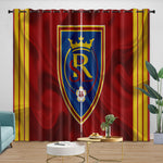 Real Salt Lake Curtains Blackout Window Drapes Room Decoration