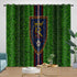 Real Salt Lake Curtains Blackout Window Drapes Room Decoration