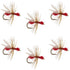 Red Fur Flying Ant Terrestrial Trout Dry Fly - 6 Flies Hook Size 14