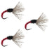 3 Pack Red Zebra Sakasa Kebari - Tenkara Flies - Size 12