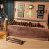 Cigar Humidor - Black Walnut with Spanish Cedar Lining - 80 Capacity