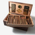 Cigar Humidor - Black Walnut with Spanish Cedar Lining - 80 Capacity