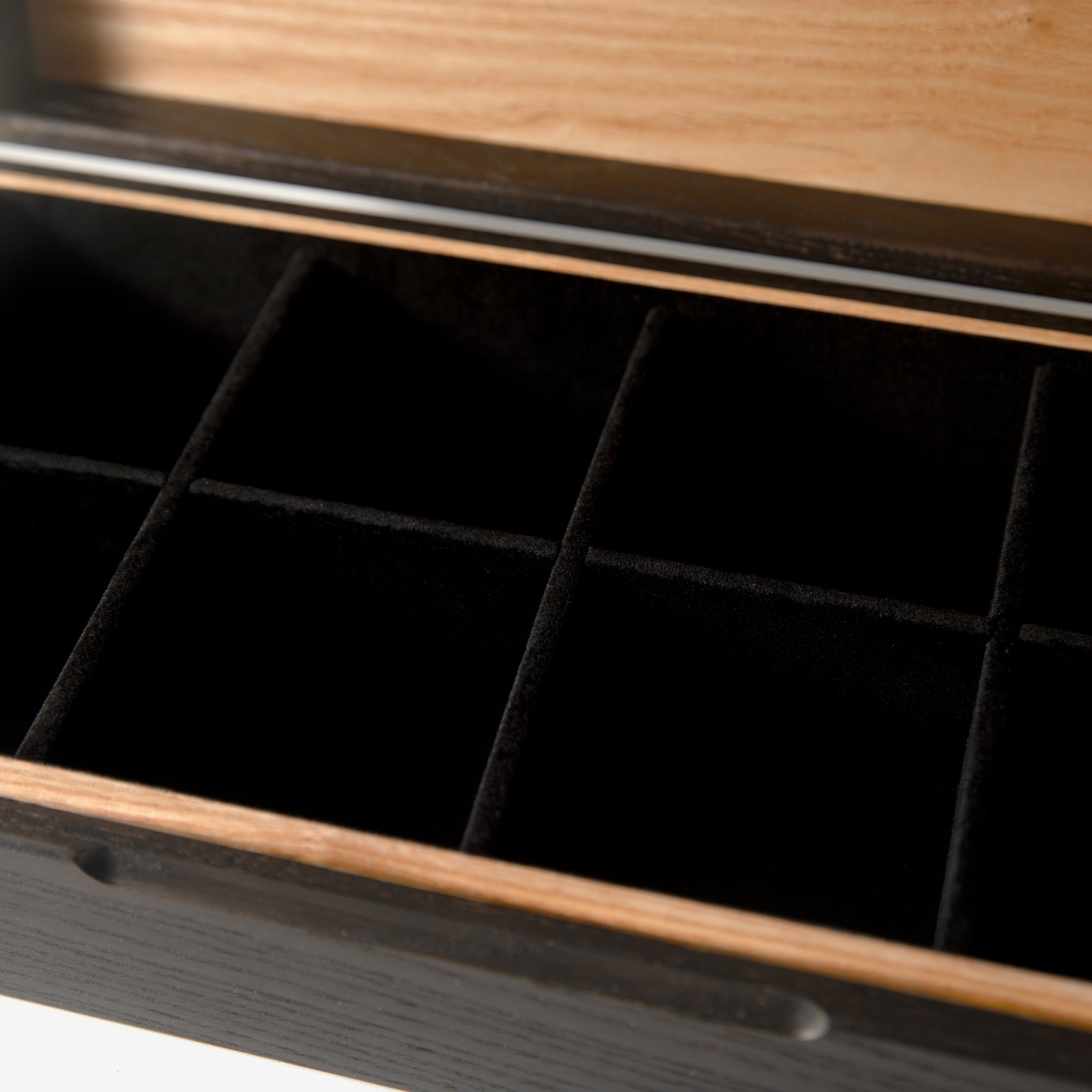 Watch Box - Black Ash and White Ash