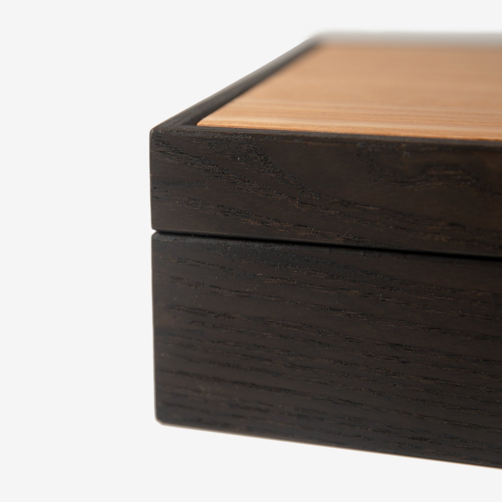 Watch Box - Black Ash and White Ash