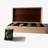 Watch Box - Curly Maple and Sapele Mahogany - 8 Watch Compartments