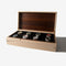 Watch Box - Curly Maple and Sapele Mahogany - 8 Watch Compartments