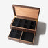 Watch Box with Drawer - Black Walnut and Oak - 12 to 16 Watch Compartments
