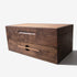 Watch Box with Drawer - Black Walnut and Oak - 12 to 16 Watch Compartments