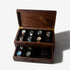 Watch Box with Drawer - Solid Black Walnut - 12 to 16 Watch Compartments