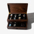 Watch Box with Drawer - Solid Black Walnut - 12 to 16 Watch Compartments