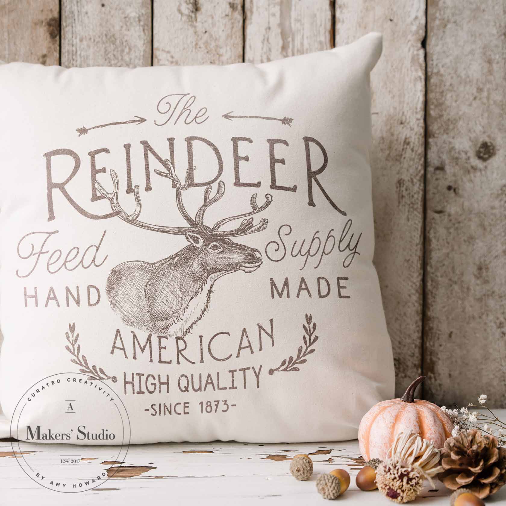 Reindeer Feed - Mesh Stencil 12x12