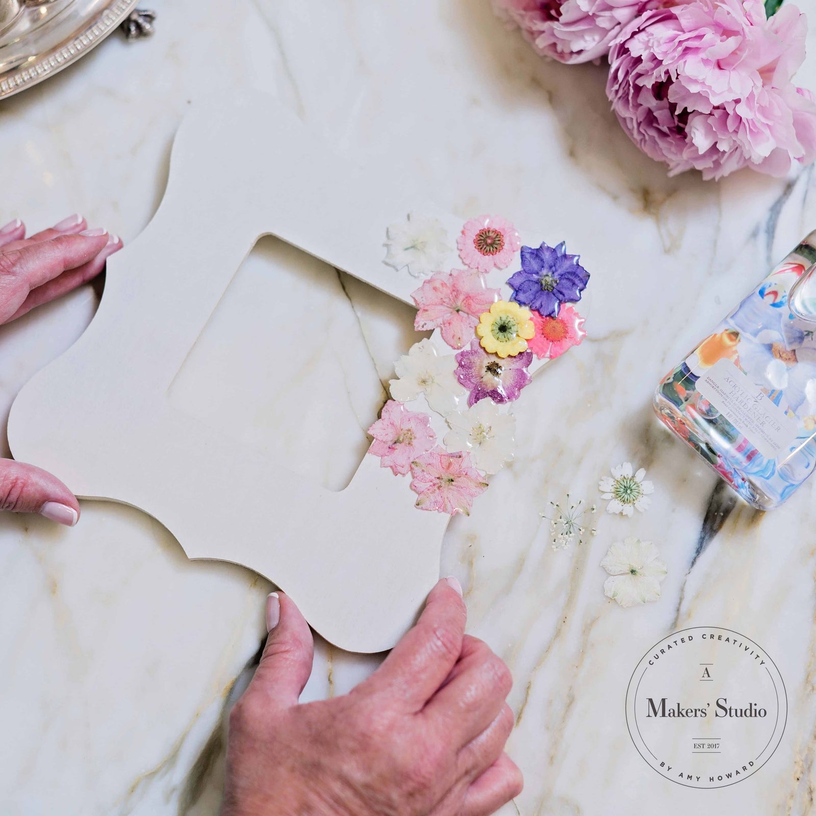 Blue & Yellow Multi Dried Flowers