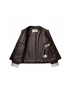 Retro PU Leather Jacket For Women, Brooklyn Heights, BYMANYC New York.