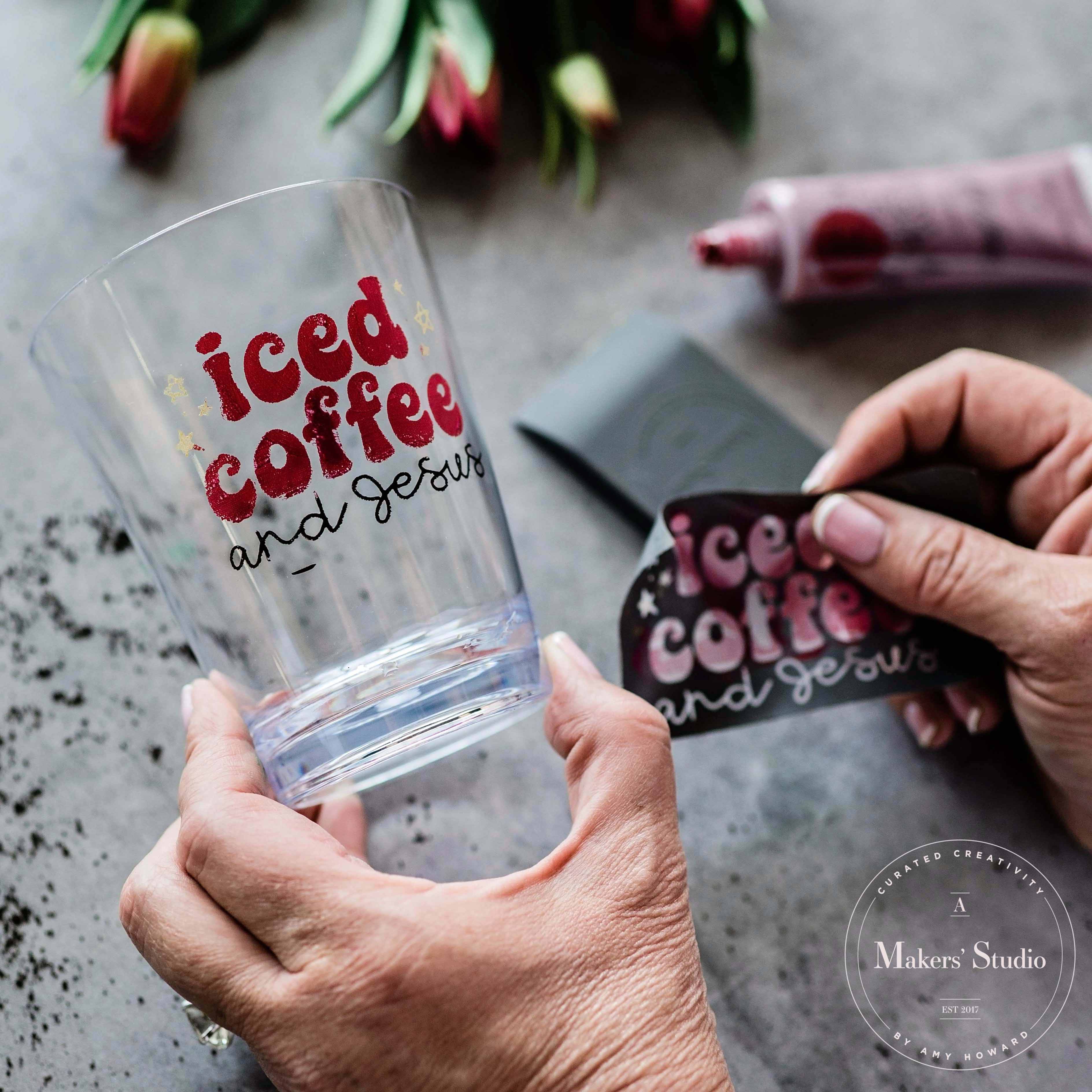 Retro Blessed - Mesh Stencil 8.5x11