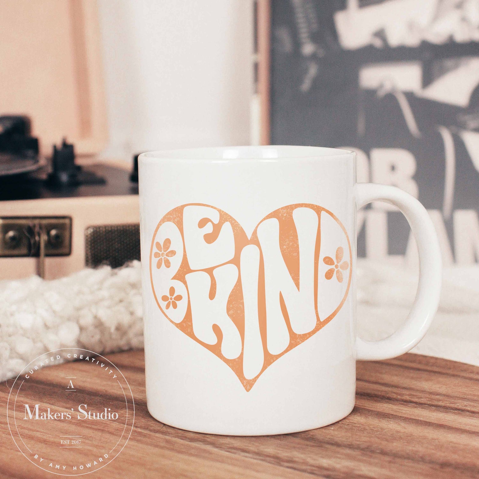 Retro Blessed - Mesh Stencil 8.5x11