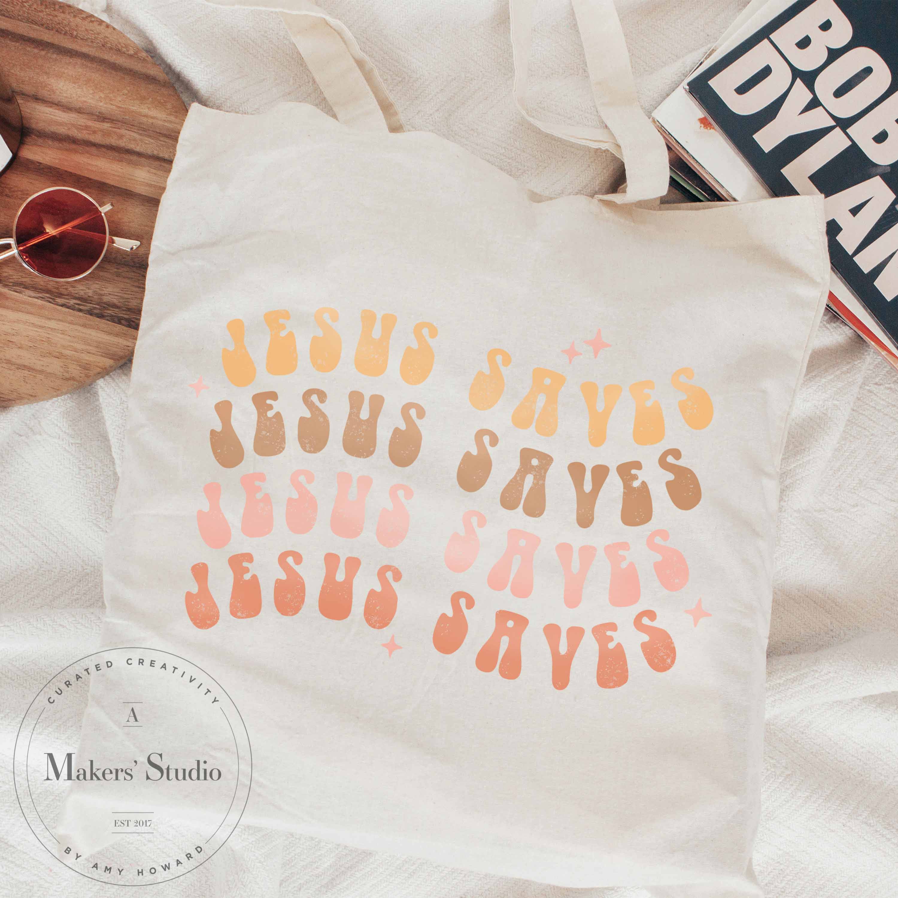 Retro Faith - Mesh Stencil 8.5x11