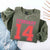 Retro Valentine’s Day Jersey Number FEBRUARY 14 Sweatshirt