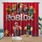 Game Pattern Roblox Curtains Blackout Window Drapes Room Decoration