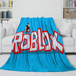 Roblox Pattern Blanket Flannel Throw Room Decoration