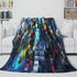 Roblox Pattern Blanket Flannel Throw Room Decoration