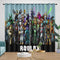 Roblox Pattern Curtains Game Blackout Window Drapes