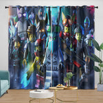Roblox Pattern Curtains Game Blackout Window Drapes