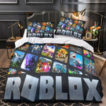 Roblox Pattern Duvet Cover Bedding Set Cover Without Filler