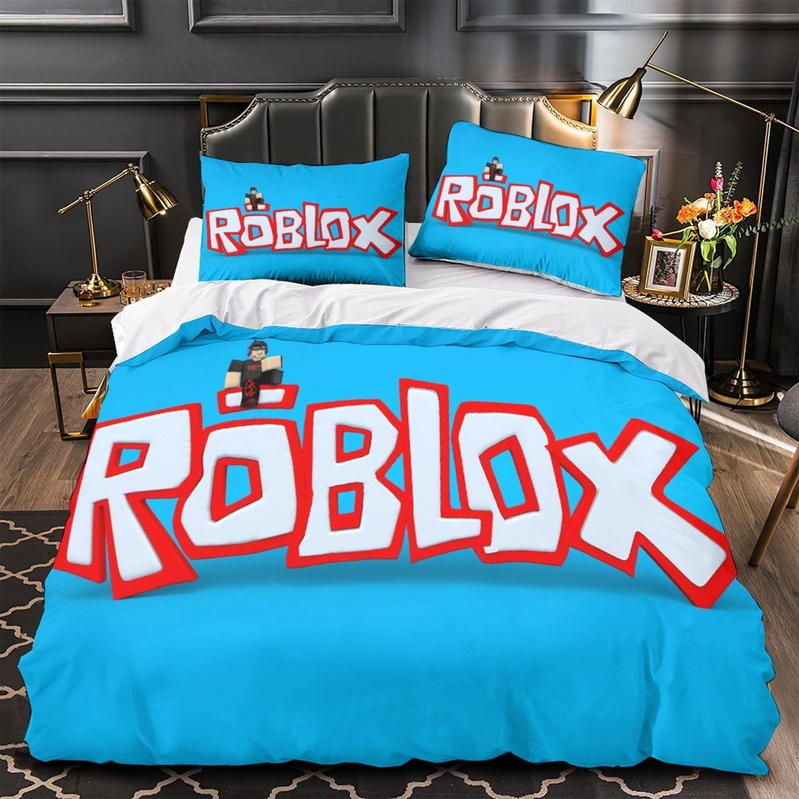 Roblox Pattern Duvet Cover Bedding Set Cover Without Filler