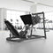 Excel Roller Bearing Leg Press - Muscle D Fitness - Plate Load Leg Press - Weight Storage Pegs - Adjustable Back Pad