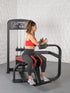 Elite Selectorized Rotary Torso - Muscle D Fitness - Commercial - Adjustable Seat - Pin Selectorized Stack - Oblique Trainer