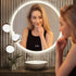 Round Backlit LED BATHROOMS Vanity  Mirrors With Dimmable Lights