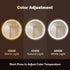 Round LED Bathroom Vanity Mirror With Dimmable Lights