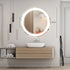 Round Led Mirror Bathroom Vanity Mirror With Dimmable Lights